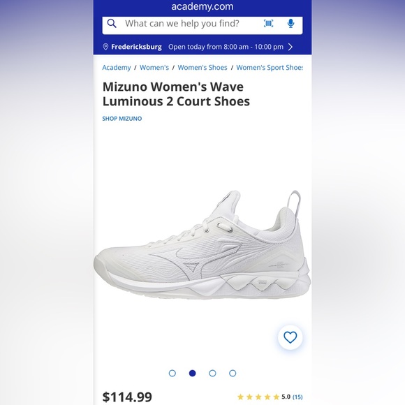 Mizuno Wave Luminous 2 Women's Volleyball Shoes US Size 6 - Picture 5 of 5